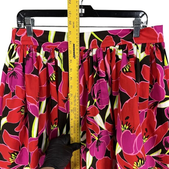 Kate Spade New York Skirt The Rules Womens12 Flare Floral Mini Skater Skirt Edgy - Picture 9 of 14